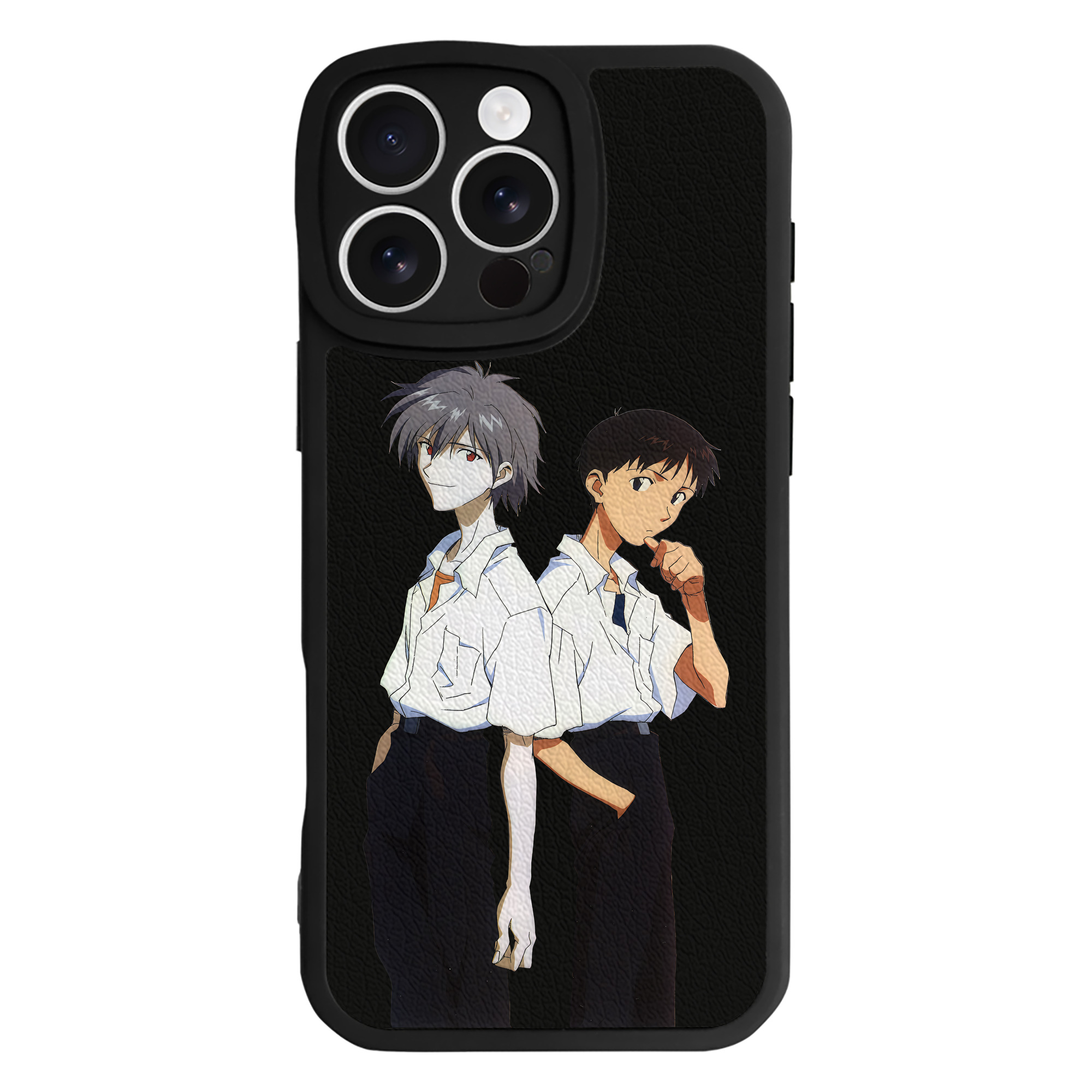 （画像用） EVA 新世紀エヴァンゲリオン 【iPhone 16シリーズ対応】シリコンスマホケース（レザー調） 材質：シリコン